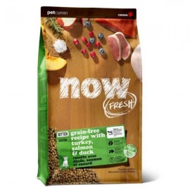 Now Fresh! 無穀物 幼貓糧 (火雞, 三文魚 & 鴨肉配方)  4lb